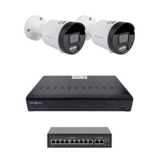 Комплект видеонаблюдения на 2 камеры GV-IP-K-W102/2 4MP (Ultra AI)