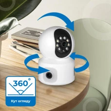 Беспроводная поворотная камера два объектива GV-186-GM-DIG40-10 PTZ 4MP (2MP + 2MP)