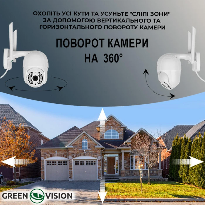 Беспроводная поворотная камера GV-202-IP-M-DOС40-30 SD
