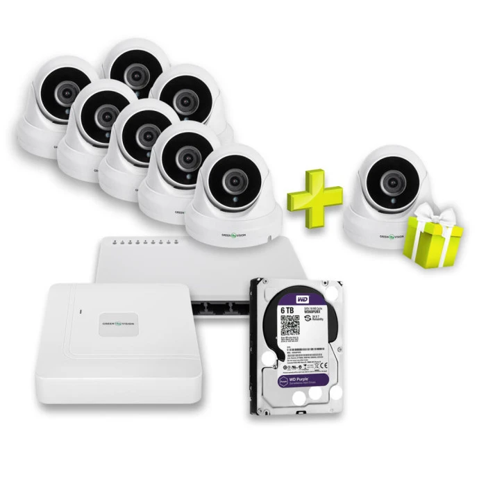 Комплект видеонаблюдения GV-IP-K-W95/7+1 5MP