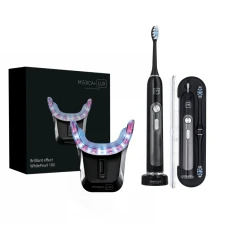 Набір Ультразвукова зубна щітка Medica+ PROBRUSH 9.0 black + Відбілювальна капа для зубів Medica+ WhitePearl 10X Black