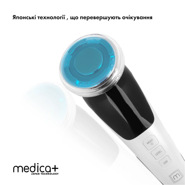 Мікрострумовий RF Lifting Масажер для обличчя Skin Lifting 7.0 White - EMS, LED (Japan)