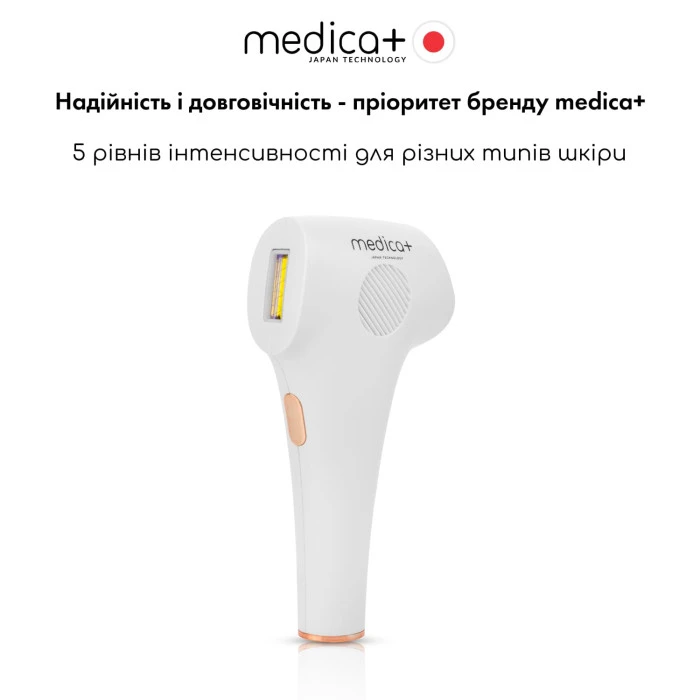 Набор для фотоэпиляции MEDICA+: Фотоэпилятор 8.0 + Защитные очки + Флюид после эпиляции