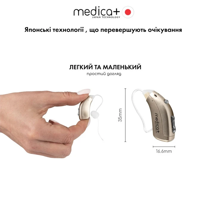 Універсальний слуховий апарат MEDICA+ Sound Control 15 (Japan)