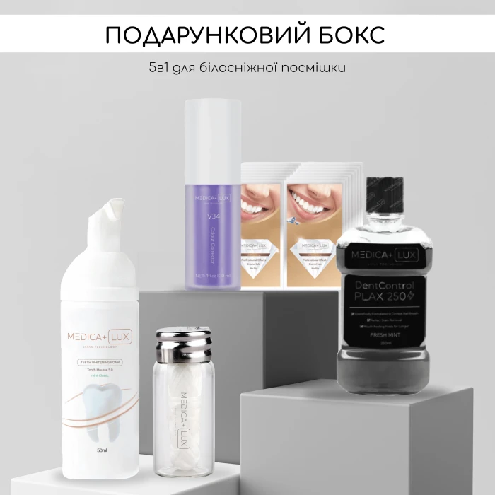 Подарочный набор для белой улыбки от Medica+
