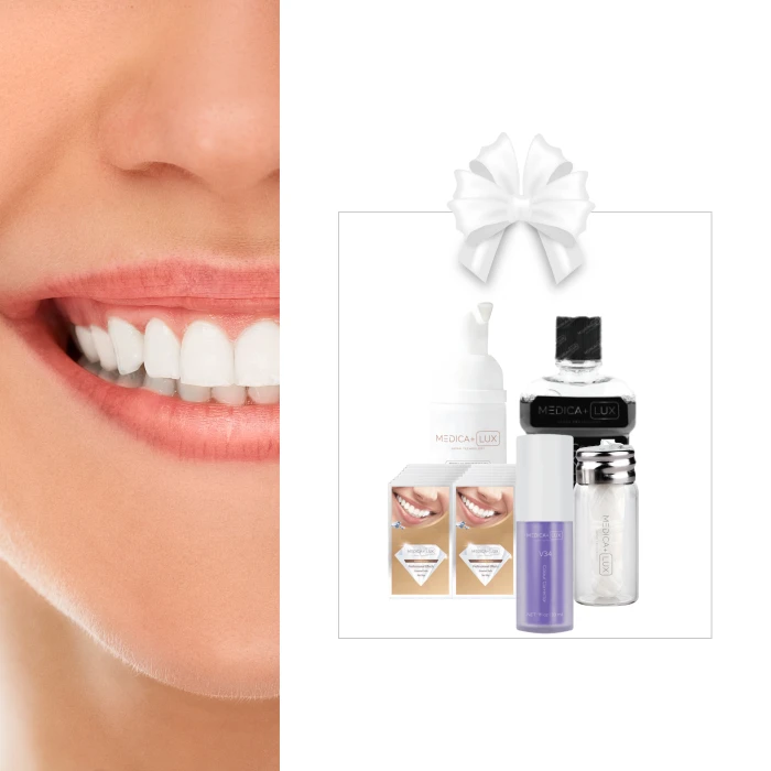 Подарочный набор для белой улыбки от Medica+
