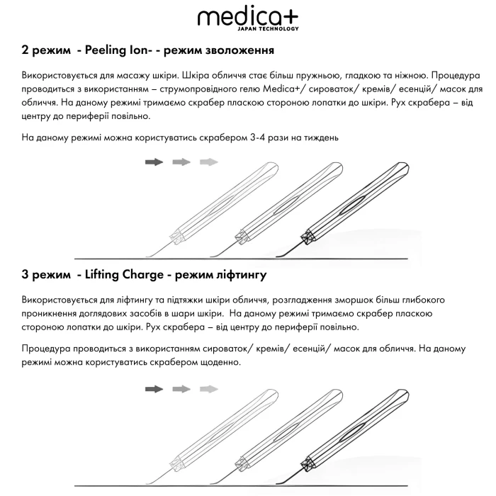 Ультразвуковой скраббер для кожи лица MEDICA+ Vibroskin 8.0 (Japan)