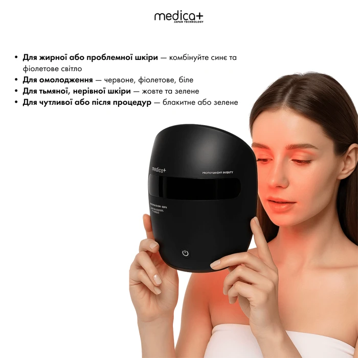 LED-маска FANTOM для светотерапии MEDICA+ (Japan)