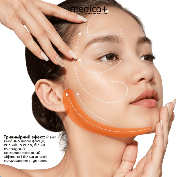 Масажер для обличчя MEDICA+ SkinLifting PRO 10x з мікрострумом, RF та функцією ліфтингу