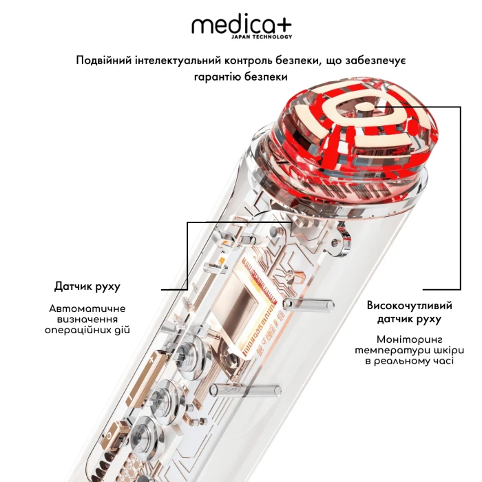 Масажер для обличчя MEDICA+ SkinLifting PRO 10x з мікрострумом, RF та функцією ліфтингу