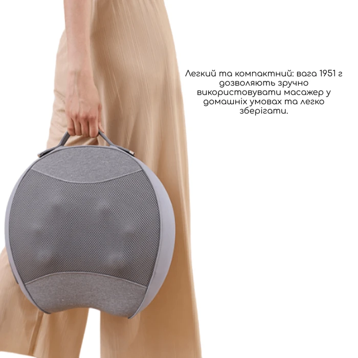 Массажер-подушка MEDICA+ MassPro 11 (Шиацу для шеи, талии, плеч, поясницы и спины)