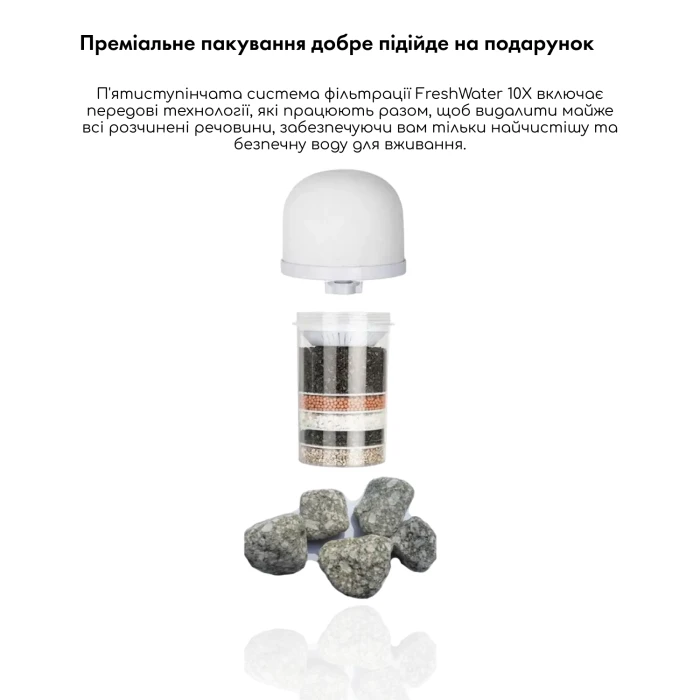 Фильтр для воды 14 л Medica+ FreshWater 10X (White)