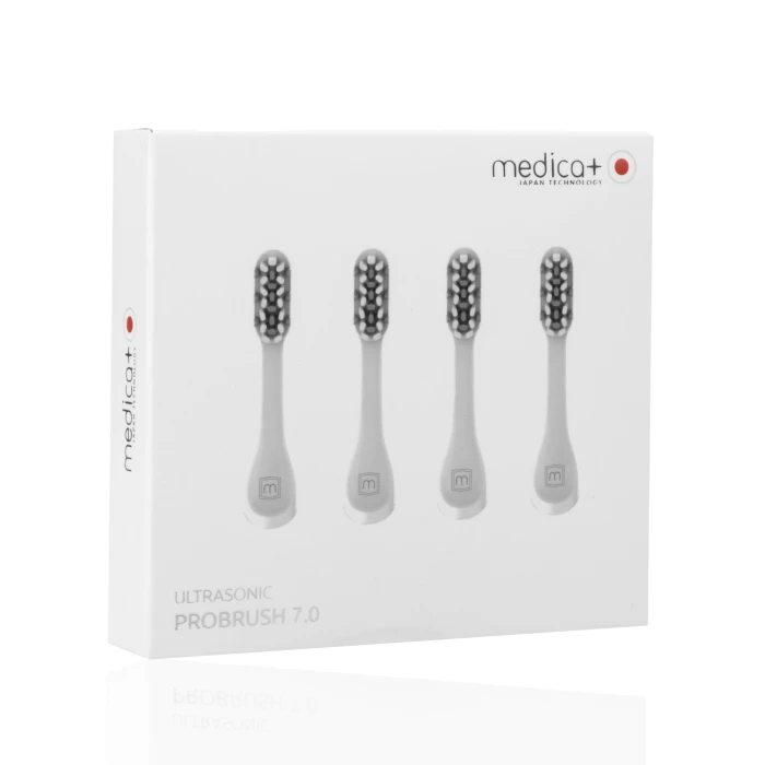 Насадки для звуковой зубной щетки MEDICA+ ProBrush 7.0 Compact (4шт)