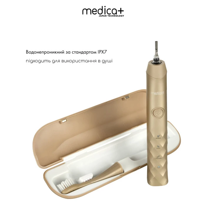 Звуковая зубная щетка MEDICA+ ProBrush 11 GOLD Soft-Touch (Japan)