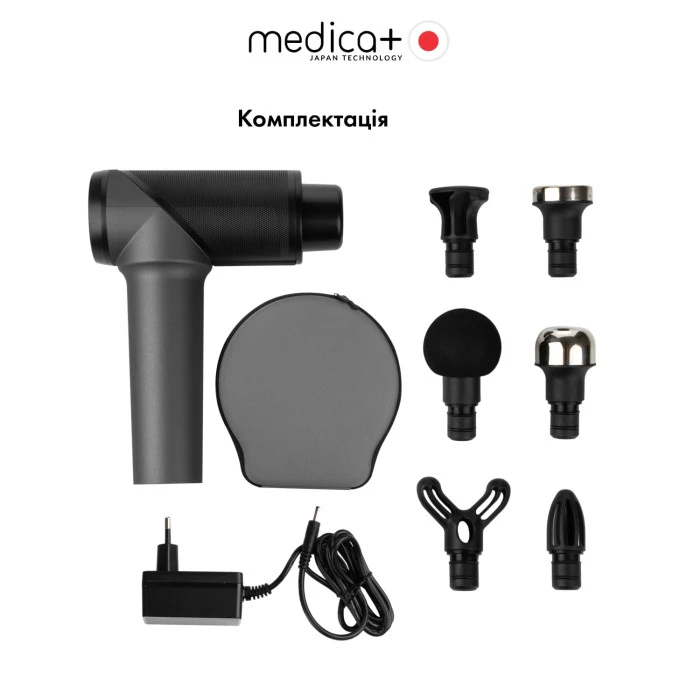 Перкуссионный ручной массажер для тела и мышц MEDICA+ MassHand Pro 5.0 (Japan)