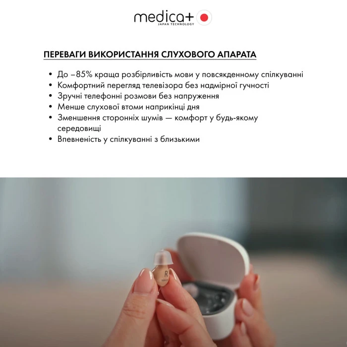 Универсальный слуховой аппарат MEDICA+ Sound Control 16 (Japan)