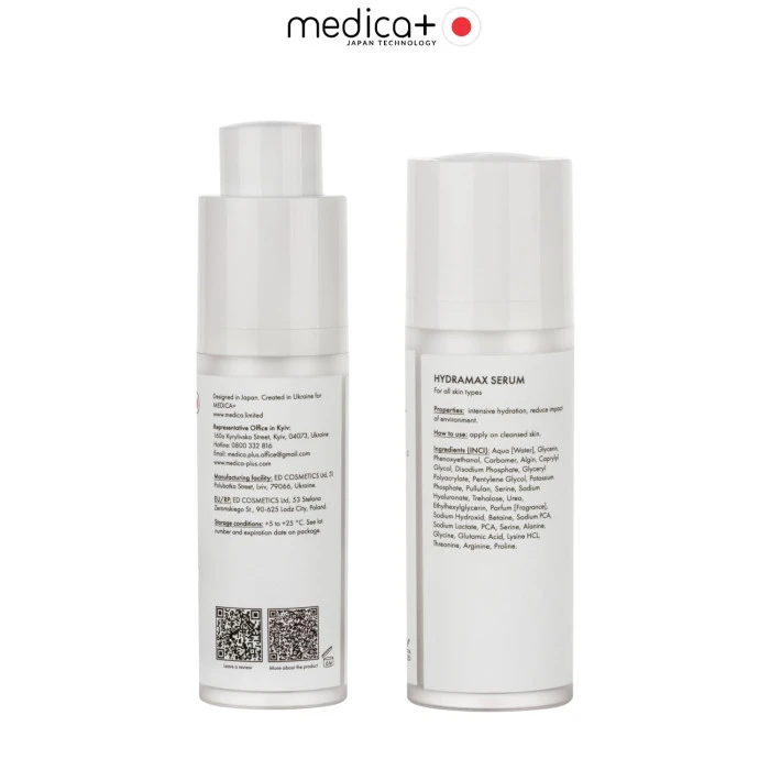 Зволожуюча сироватка для обличчя MEDICA+ Hydramax Serum (30 мл)
