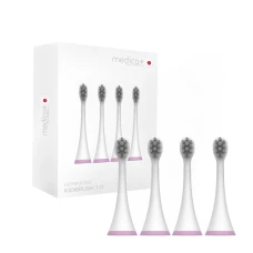 Насадка для звуковой зубной щетки MEDICA+ KidsBrush 7.0 pink (4шт) (Japan)