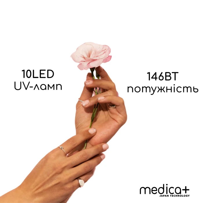 Лампа для маникюра MEDICA+ NailControl 10 LED + UV 146W (Japan)