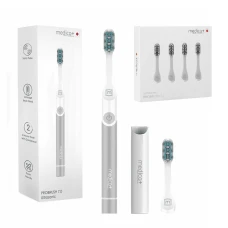 Звуковая зубная щетка MEDICA+ ProBrush 7.0 Compact Silver + Насадки (4 шт) (Japan)