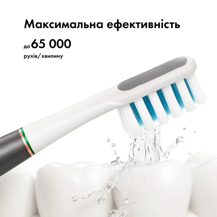 Отбеливающая звуковая зубная щетка MEDICA+ Lux 10ХN Aluminum Portable Grey (Japan)