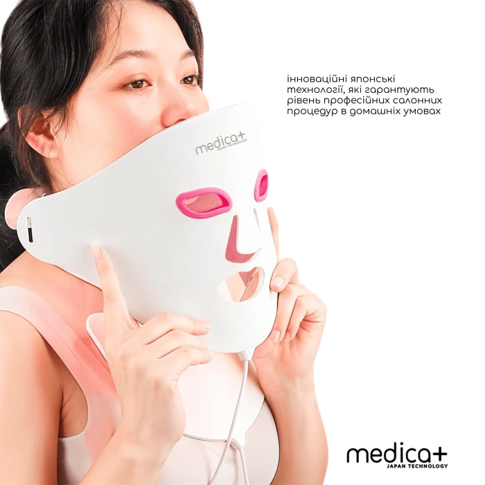 LED-маска для шеи и декольте MEDICA+ LEDMask 8X (Japan)