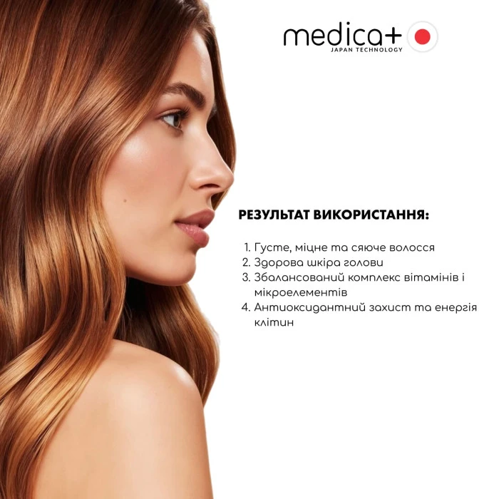 Дієтична добавка MEDICA+ Silken Hair проти випадіння волосся (30 капс.)