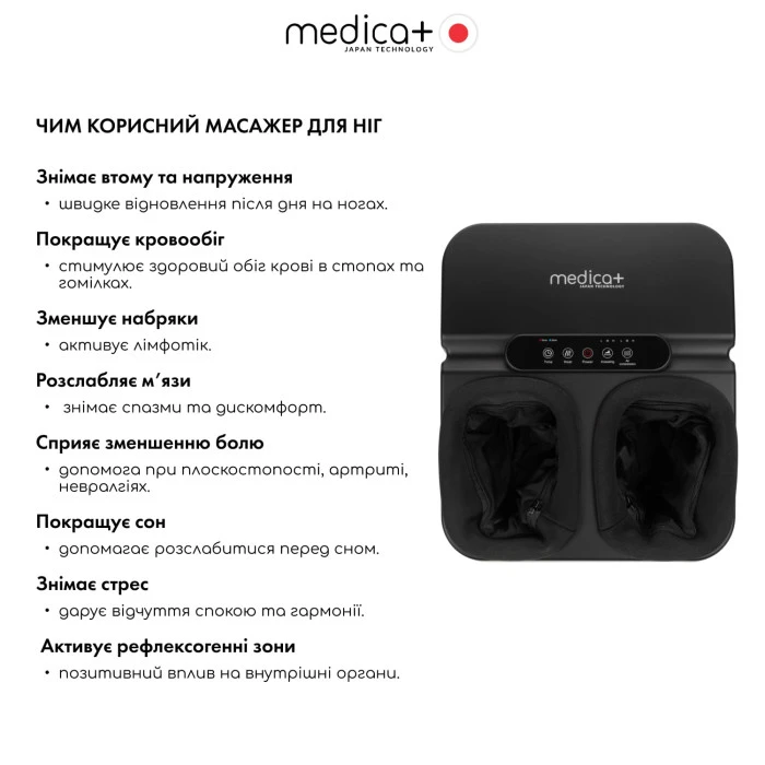 Масажер для ніг MEDICA+ FootMass 7.0 (Japan)