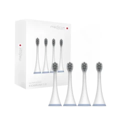 Насадки для звуковой зубной щетки MEDICA+ KidsBrush 7.0 blue (4шт) (Japan)