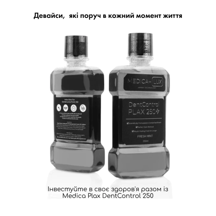 Ополаскиватель для рта Medica+ PLAX DentControl 250