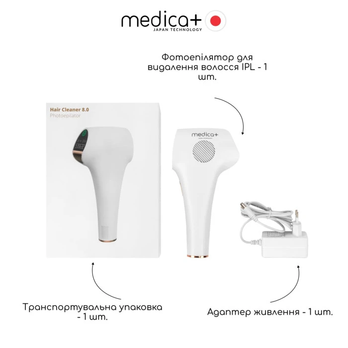 Фотоэпилятор MEDICA+ Haircleaner 8.0 (Japan)