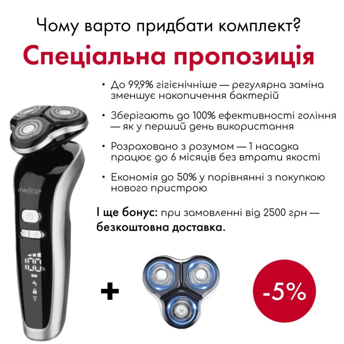 Электробритва 4в1 MEDICA+ Shaver 4v1 (Japan)