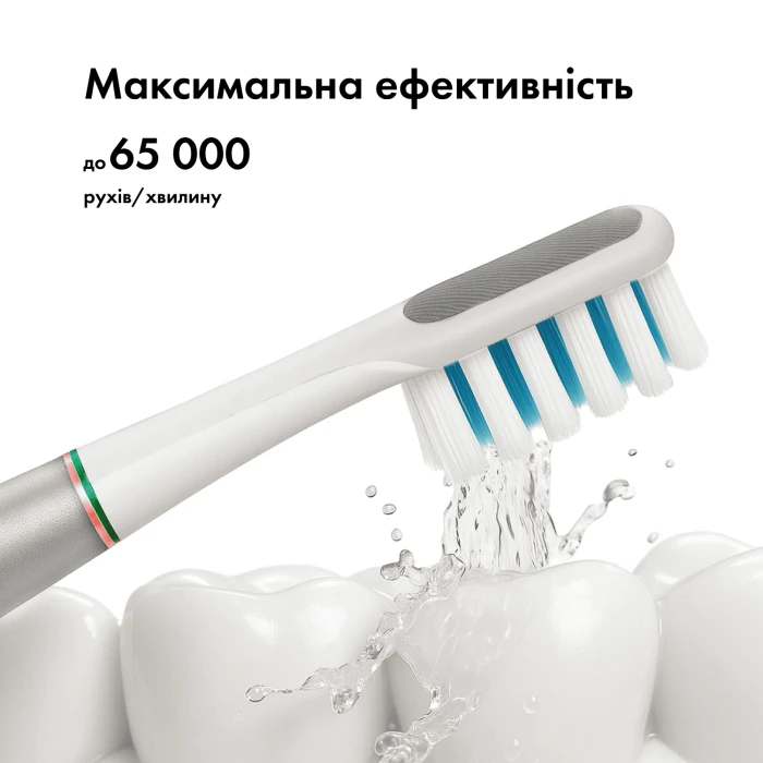 Отбеливающая звуковая зубная щетка MEDICA+ Lux 10ХN Aluminum Portable Silver (Japan)