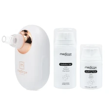 Набір Вакуумний очищувач шкіри та пор SKINCLEANER 7.0 + Гідратуючий гель Hydration Gel + Заспокійлива маска для обличчя Soothing Mask