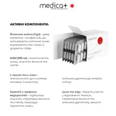 Диетическая добавка MEDICA+ Wise Beauty для волос, кожи, ногтей (60 капс)