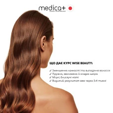 Диетическая добавка MEDICA+ Wise Beauty для волос, кожи, ногтей (60 капс)
