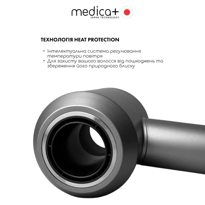 Професійний фен для волосся Hair Pro з 5 насадками та кейсом Silver