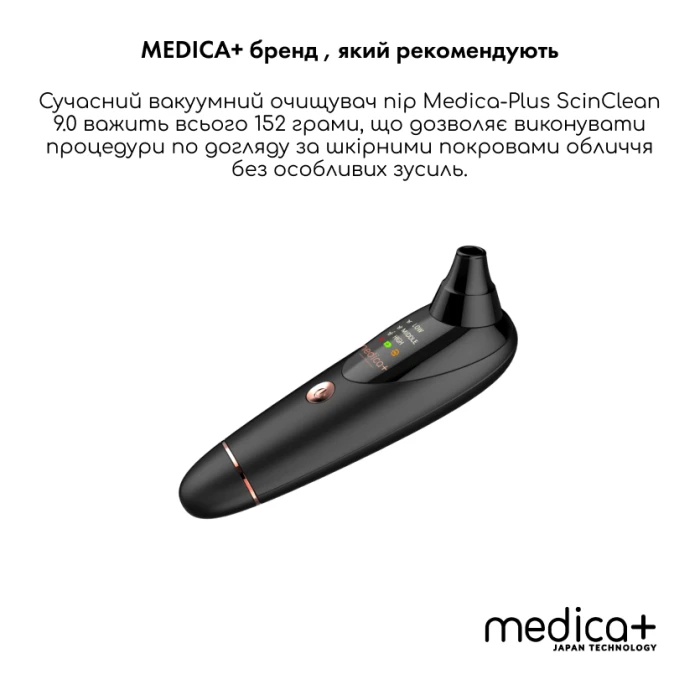 Набор Вакуумного очистителя для кожи и пор Medica+ Scinclean 9.0 BL