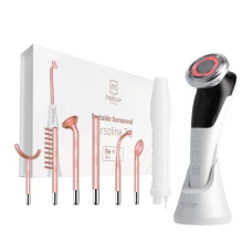 Набор Портативный дарсонваль MEDICA+ Darsoline 7.0 + Микротоковый RF Lifting Массажер для лица Skin Lifting 7.0 White (Japan)