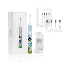 Звуковая зубная щетка Medica+ KidsBrush 7.0 Blue + Насадки (4 шт)