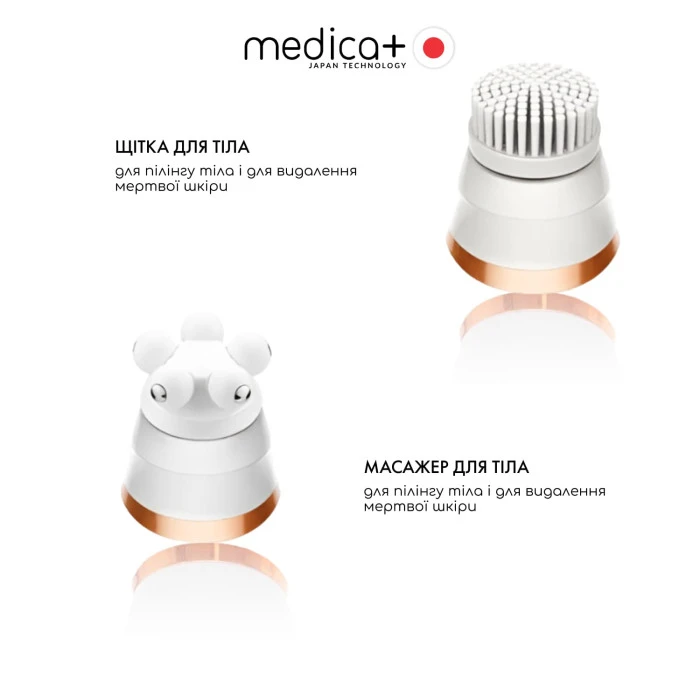 Электрическая роликовая пилка-пемза 4в1 MEDICA+ BodyControl 4v1 (Japan)