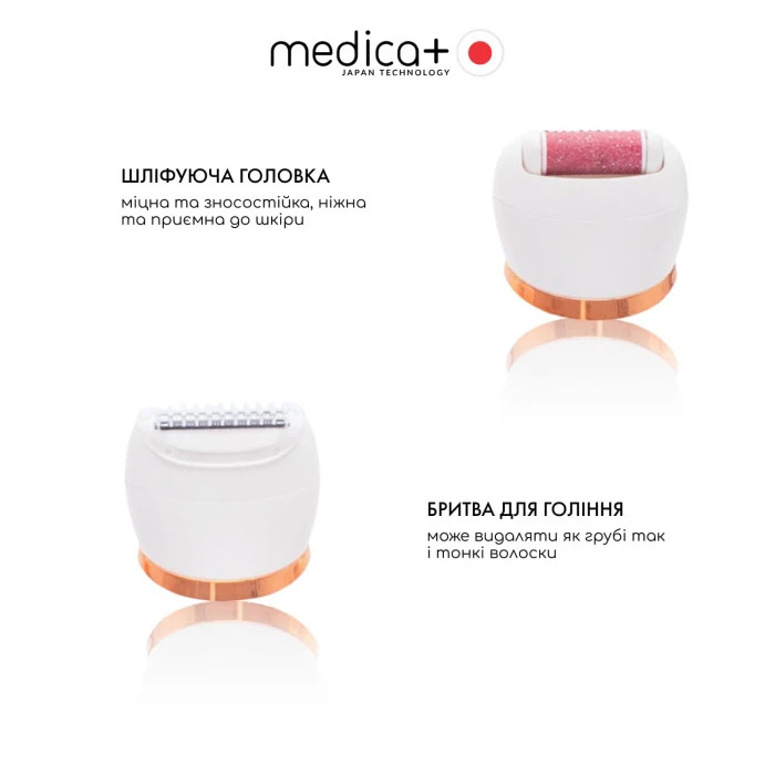 Электрическая роликовая пилка-пемза 4в1 MEDICA+ BodyControl 4v1 (Japan)