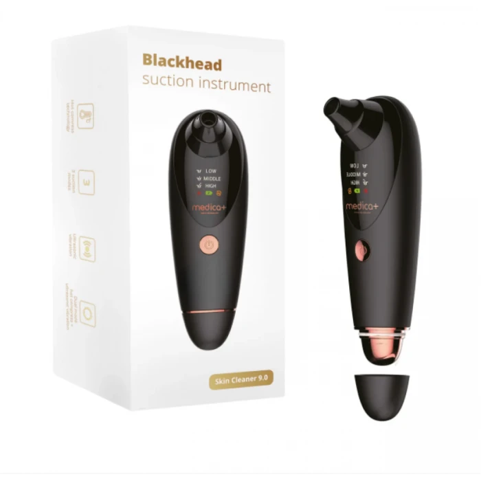 Набір Вакуумний очищувач шкіри та пор SKINCLEANER 9.0 BL + Гідратуючий гель Hydration Gel + Порозвужувальна маска для обличчя Pore Control Mask