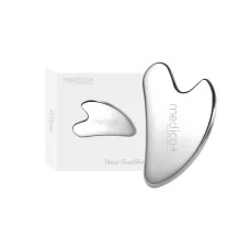 Стальной скребок гуаша для моделирования овала лица MEDICA+ Steel GuaSha