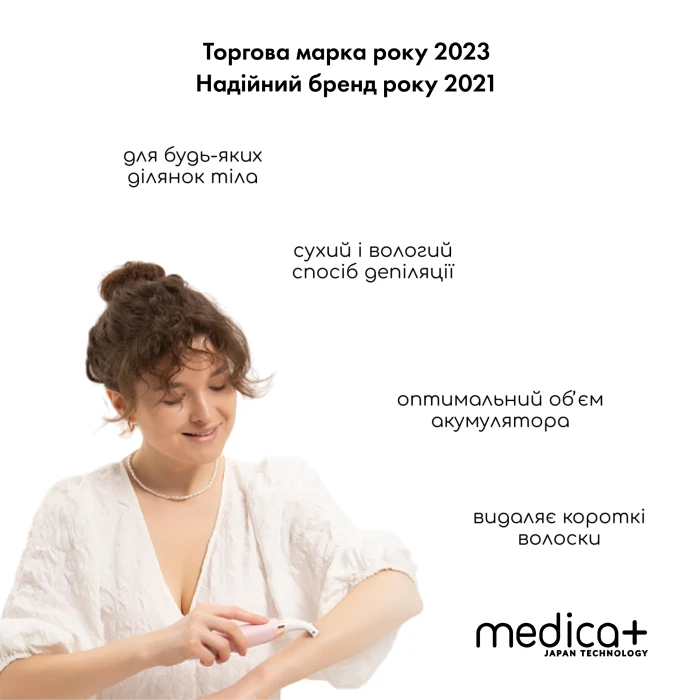 Набір Триммер Електростанок 5в1 MEDICA+ G-Trimmer 5v1 + Флюїд після епіляції MEDICA+ Fluid after epilation (Japan)