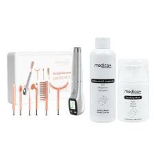 Набір Апарат Дарсонваль Lux Darsoline 8.0 + Антибактеріальна суспензія Antibacterial suspension + Заспокійлива маска Soothing Mask (Japan)