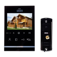 Комплект видеодомофона SEVEN DP-7542 Black