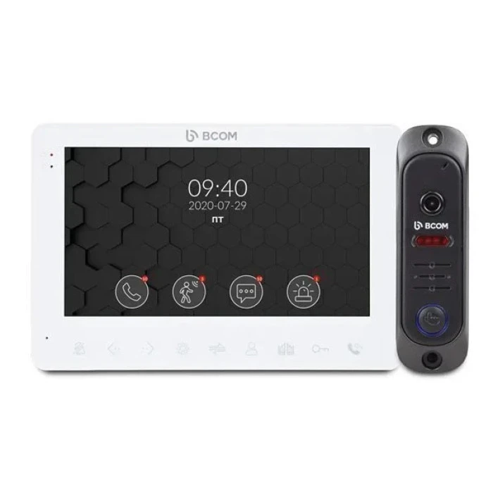 Комплект видеодомофона BCOM BD-780M Kit White (215041)
