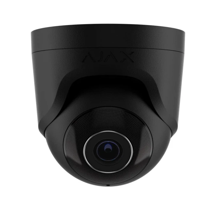 Дротова охоронна IP-камера Ajax TurretCam (5 Mp/2.8 mm) Black (64924.197.BL1)