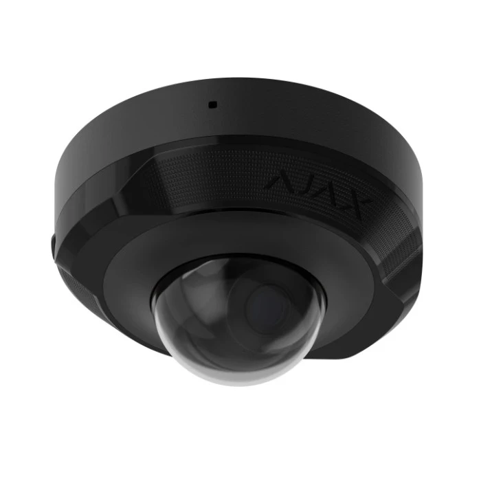 Дротова охоронна IP-камера Ajax DomeCam Mini (8 Mp/2.8 mm) Black (76023.214.BL1)
